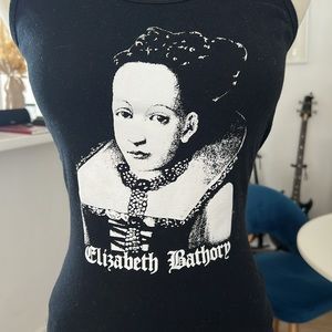 Bathory black metal band shirt tank top S